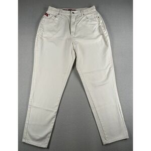 Vintage 90s No Excuses Tough White Denim High Rise Mom Jeans Size 16/17